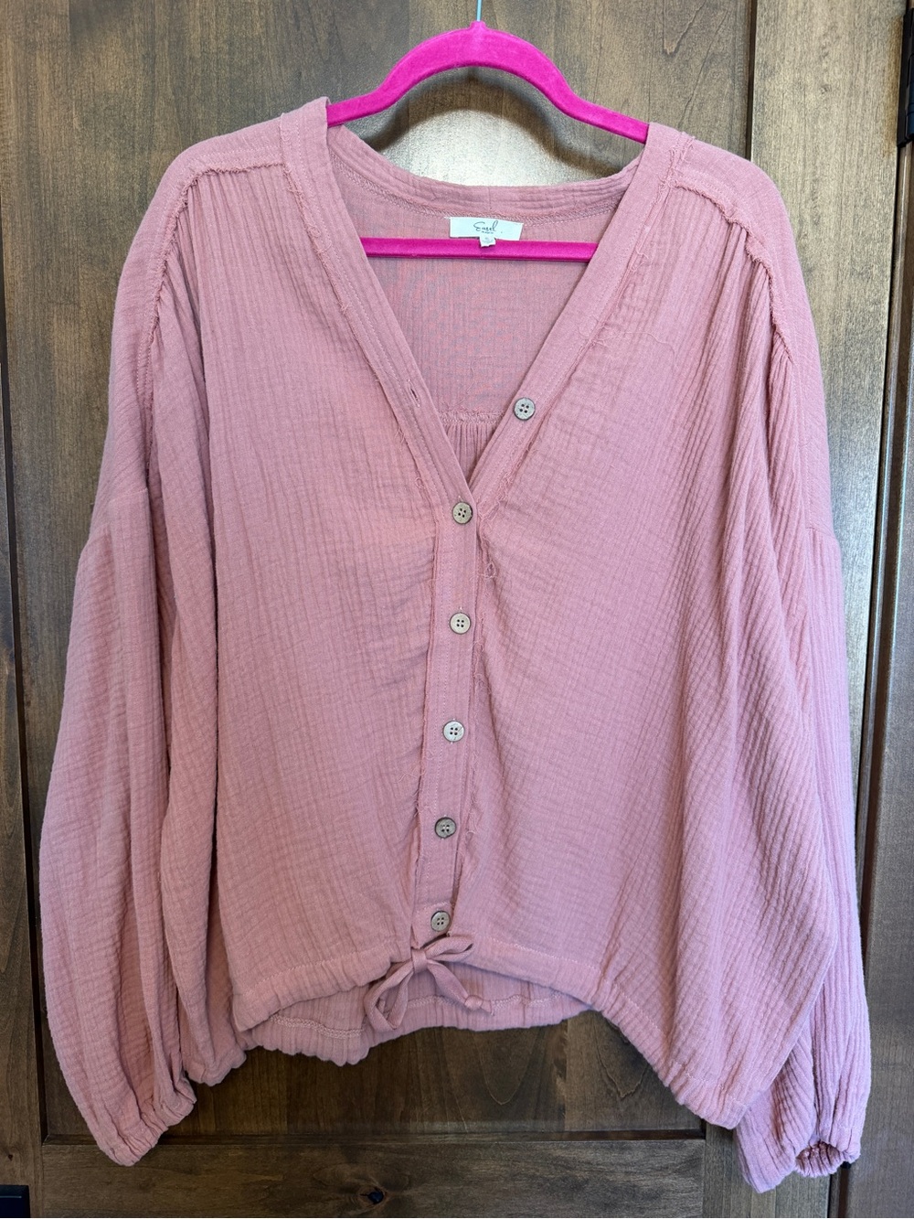 EASEL gauze cardigan - NEW - size S